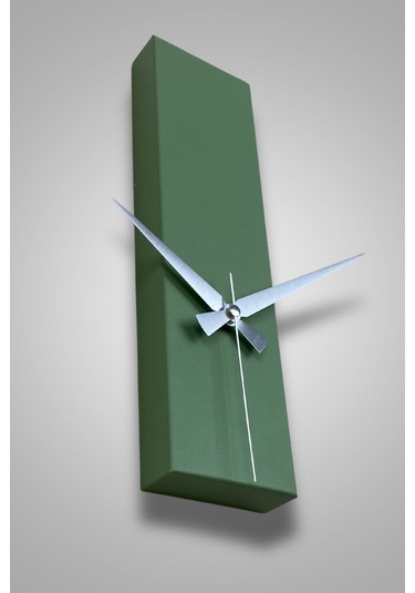 Jaka Model Dekoratif Metal Akar Sessiz Mekanizmalı Duvar Saati 34 9,5 Cm Yeşil