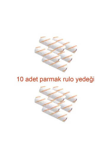 Parmak Rulo Yedek Uç 10 Cm 10 Adet