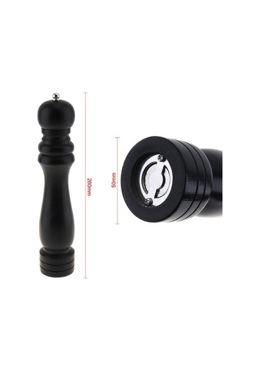 Besthome1 Ahşap Tuz Karabiber Öğütücü, Mutfak Baharat Değirmeni Diğer