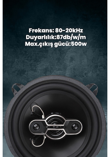 Goldmaster Rm-1696 16 Cm 4 Way 700 W Oto Hoparlör Çifti