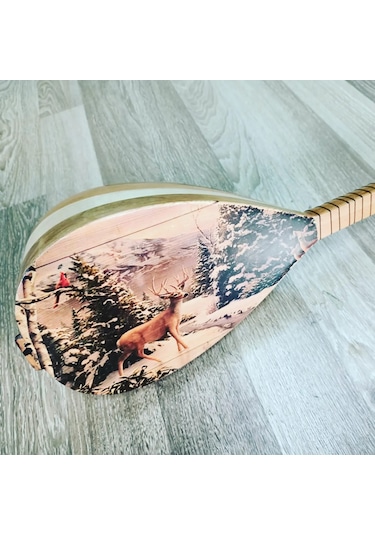 CURA GEYİK VE DOĞA İŞLEMELİ UZUN SAP TAM SET CURA ÇOCUK SAZI