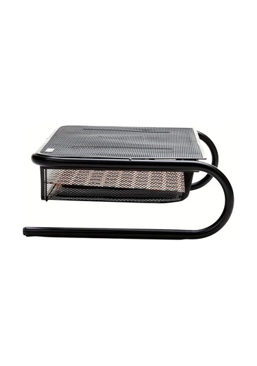 Xuweiwei Siyah Soğutma Havalandırmalı Ergonomik Ayarlanabilir 39 62cm Monitör Standı Dizüstü Bilgisayar Pc Yazıcı Masa Düzenleyici