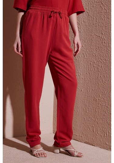 Fashion Friends Bayan Pantolon 25y0550k1 Kiremit Kiremit