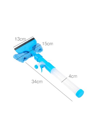 Sones Çok İşlevli Çift Taraflı Temizleme Kazıyıcı Ev Aleti Sprey Su Fırçası Cam Kazıma Aleti Temizleyici Turuncu