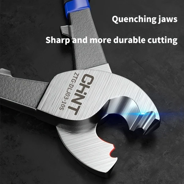 Gateesat 10 İnç Profesyonel Kablo Makası Ve Sıyırıcı Kaymaz Tutamak Dayanıklı Kesim