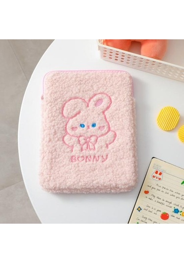 Kahverengi Toz Geçirmez Hafif Pratik 11 Inç Yumuşak Dokunuşlu Köpek Desen Dizüstü Tablet Pc Koruyucu Kılıf Laptop Çantası