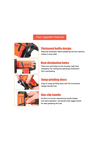 Lemestar "19500 Rpm Profesyonel Mini Taşlama Makinesi - Ahşap, Metal, Taş Kesme Ve Parlatma İçin Çok Fonksiyonlu El Aleti"