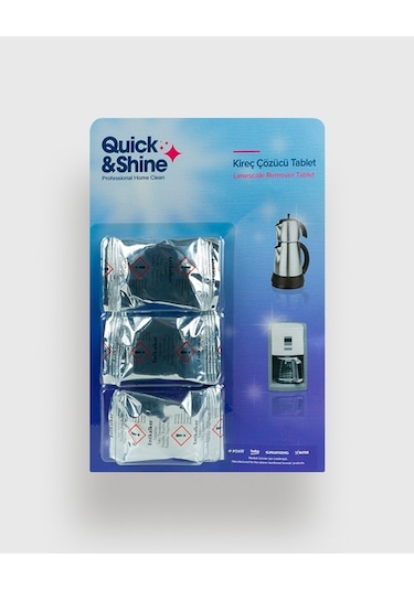 Quick & Shine Kireç Çözücü 2 x 3 Tablet