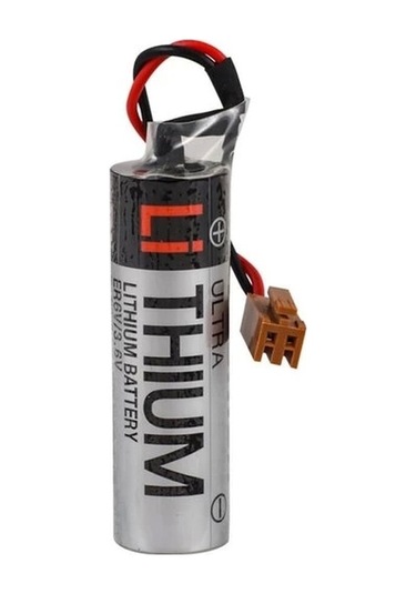 Er6v 3.6v Aa Size Lithium Pil - Kahverengi Soket