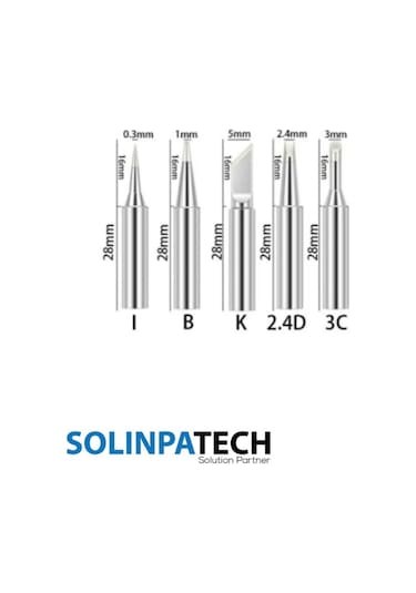 900M-T Serisi 5’li Lehim Ucu Seti – B, I, K, 3C, 2.4D Uç Tipleriyle Her İşleme Uygun