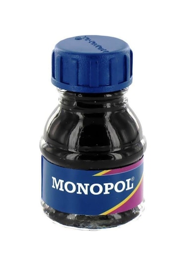 Monopol Çini Mürekkebi Cam Şişede Mavi 1103 12  Adet