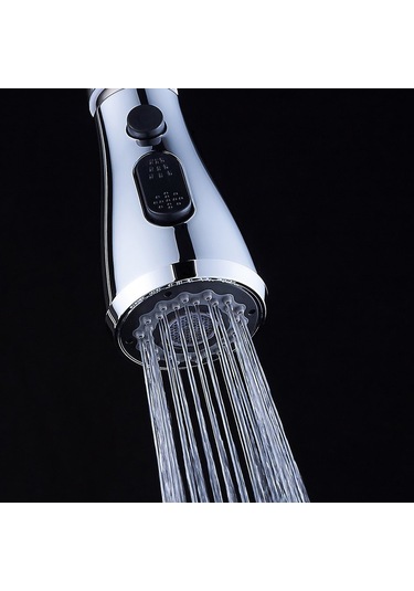 Geeksen Musluk Sprey Başlığı Lavabo 3 Fonksiyonlu Sprey Başlığı G1/2 Mutfak Diğer