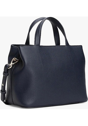 Tommy Hilfiger Monogramlı Kadın Lacivert Omuz Çantası Lacivert