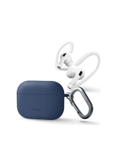 Unıq Airpods Uyumlu Pro 2 Kılıfı Nexo Kulaklık Standlı 147855463 Mavi