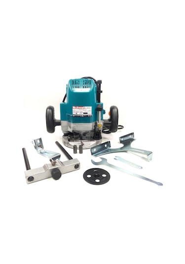 Rolwal Profesyonel 1600W Devir Ayarlı Çift Kollu Freze Makinesi