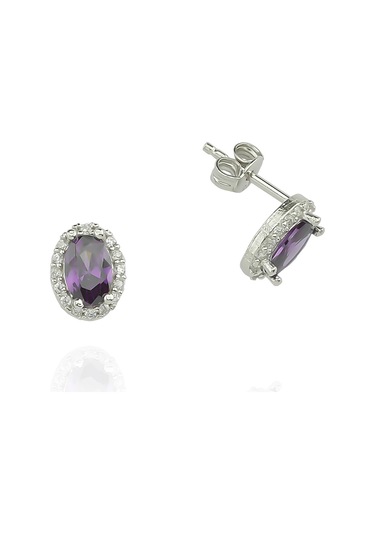 Glorria Gümüş Oval Anturaj Küpe N11.31131