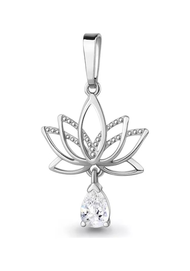 Aquamarıne Lotos Kolye 925 Ayar Gümüş 219589500