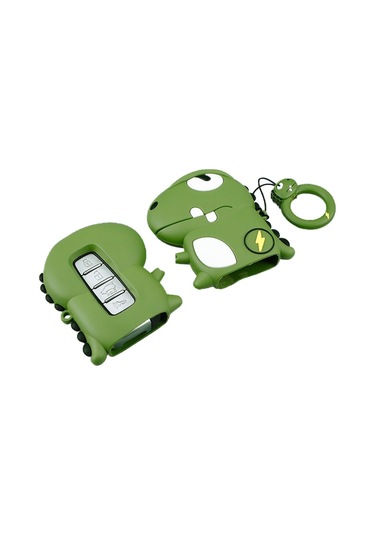 Aircraft Jzcat Hyundai G Uyumlu Şimşek Ejderha Silikon Karikatür Araba Anahtarı Kılıfı