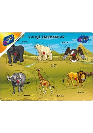 Tutmalı Ahşap Vahşi Hayvanlar 329