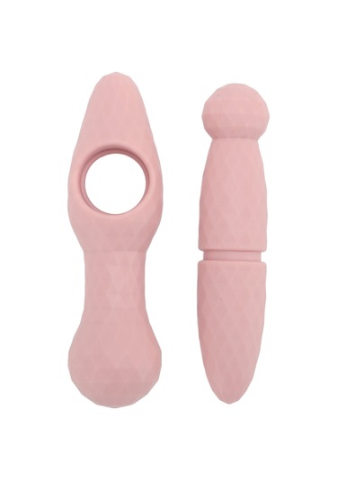 Moveevo El Tipi Masaj Aleti, Çift Başlı Akupresür Ve Myofascial Serbestleştirme, Derin Doku Masajı, Portatif Ve Parçalanabilir, Pembe Pembe