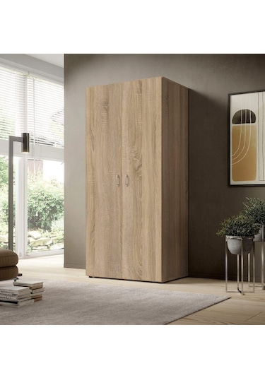 Ada Giyinme Dolabı - Çok Amaçlı Dolap - Gardırop 80 Cm-2 Kapaklı