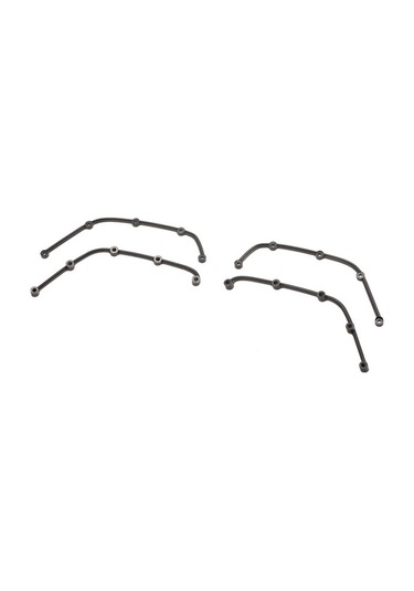 Pazly 1:10 Axial Scx10 Rc4wd D90 D110 Parçaları İçin 1 Set Rc Crawler Çamurluk Kenarları