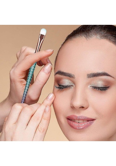 Makyaj Fırçaları Seti 11 Adet Denizkızı Makyaj Fırçası Seti Makyaj Fırçaları