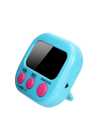 Dijital Ekranlı Alarmlı Mıknatıslı Mutfak Zamanlayıcı Fırın Timer Beyaz