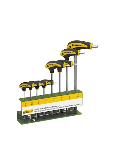 Proxxon 22652 L Saplı Torx Allen Anahtar Seti