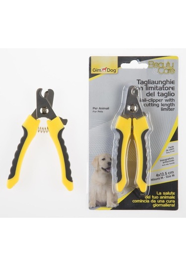 Gimdog Kedi Köpek Tırnak Makası Sarı 4 x 12.5 CM
