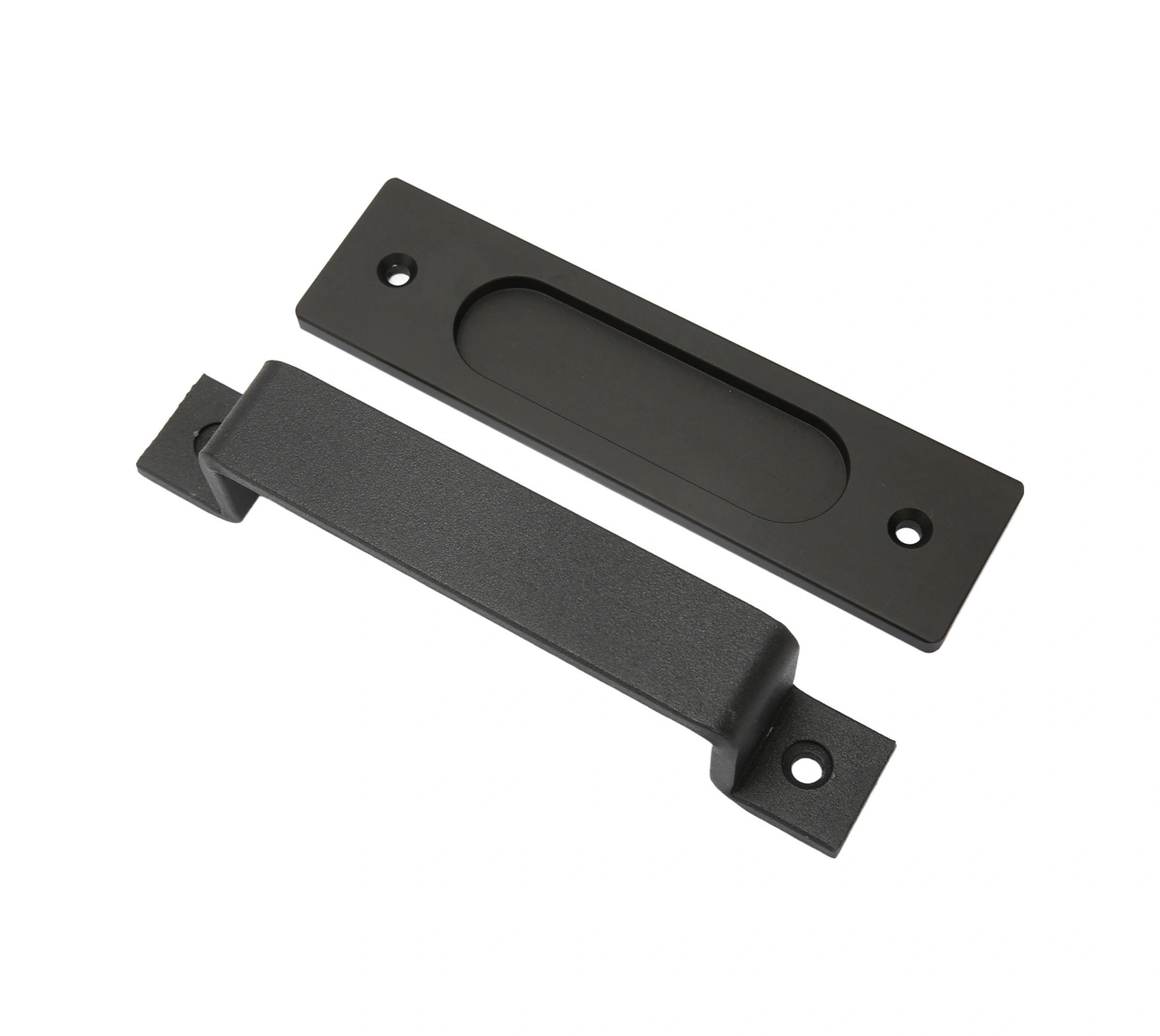 Geeroyoo Alüminyum Alyazı Barn Kapısı Kolu, Çift Taraflı, Uçsuz, Sıkı Tutuş, Kolay Kurulum, Siyah, Garaj/depo Uygulaması 9871, 160mm Diğer