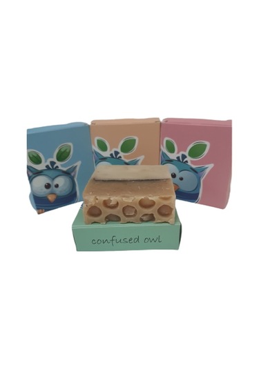 Confused Owl Organik Katı Bal Yulaf Sabunu 1 Adet
