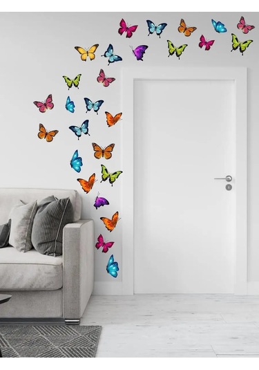 Stiker İç Dekorasyon Duvar Stickerları 141609988 Açık Mavi