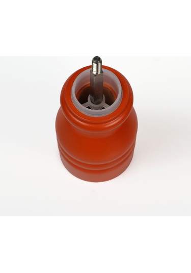Kiremit Ahşap Tuz Ve Karabiber El Değirmeni Öğütücü Grinder 12 Cm Kiremit