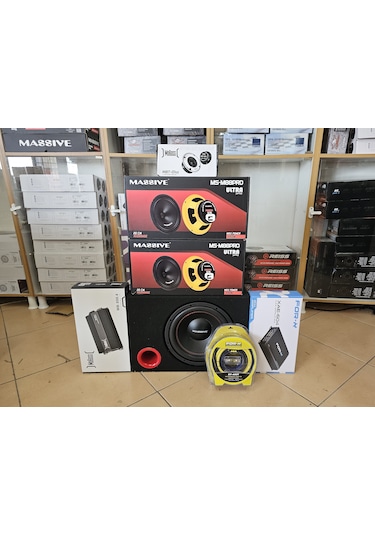 Akgöz Sound Paket Ses Sistemi 20 Cm Massive Seti