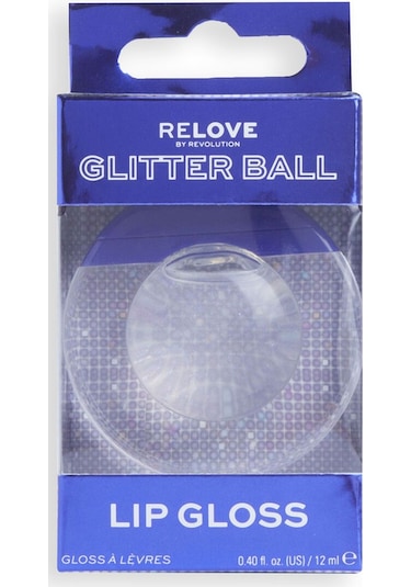 I Heart Revolution Dancing Queen Glitter Ball Lip Gloss Crystal Clear