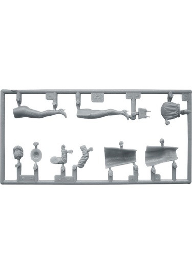 Miniart Avrupa Tramvayı Mürettebat Ve Yolcular