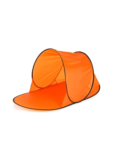 Teltree Tek Kişilik Hızlı Açılabilir Sahil Çadırı - Uv Koruma, Su Geçirmez, Çanta İle Taşınabilir Turuncu Çok Renkli