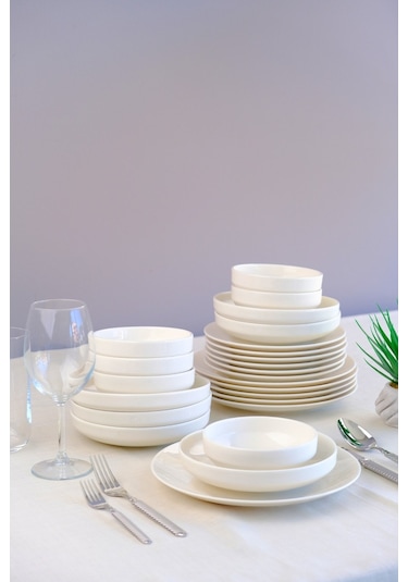 Tabak Evi Porselen Sofia Yemek Takımı 24 Parça 6 Kişilik