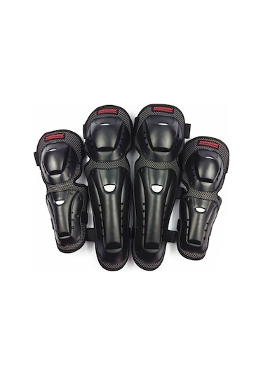 Shenzhen Xin Xin 4 Adet/sn Motosiklet Diz Ve Dirsek Koruyucu Pedler Motokros Pateni Diz Koruyucuları Sürme Koruyucu Dişliler Pedleri Koruma