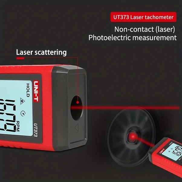 Elmpaly Unı-t Ut373 Mini Dijital Lazerli Dönüş Ölçer Temassız Rpm Metre 10-99999