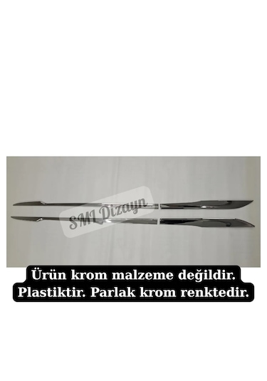 Honda Civic Fc5 Krom Kapı Çıtası Nikelaj 4 Parça Plastik 16-21