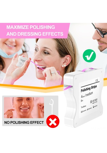Suofeng Diş Parlatma Şeritleri - 6 Metre Renkli Ve Yüzey Taşlama İçin