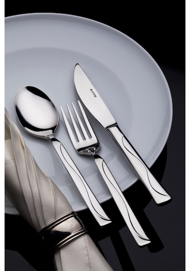 Almond Başak Sade Yemek Çatalı Düzine 12'Li