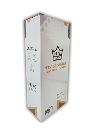 Ortec 12v 6a Motorsiklet, Araba Akıllı Akü Şarj Cihazı