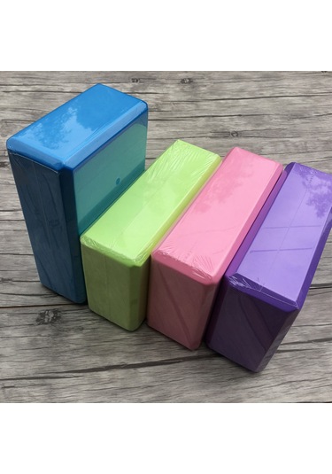 Padalink "pembe Eva Yoga Blok Ve Kaymaz Pamuklu Yoga Bandı Seti - Denge Ve Esneklik İçin" Çok Renkli