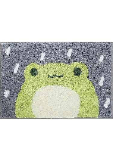 Banyo Paspası, Polyester, Makinede Yıkanabilir, Emici/kaymaz, 40x60 Cm, Çok Renkli