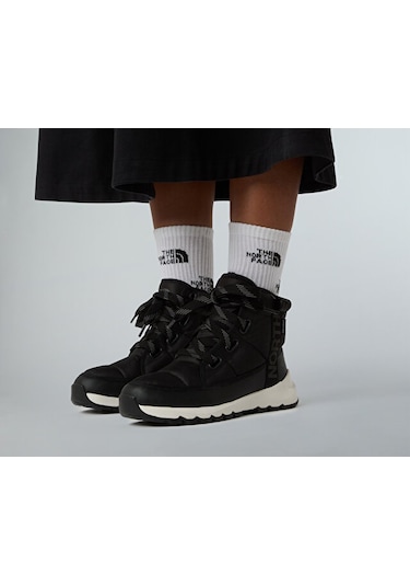 The North Face W Thermoball Lace Up Luxe Wp Kadın Kar Botu Nf0a817wkt01 Siyah Siyah