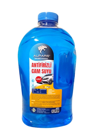 Alpars Oto Cam Suyu Antifrizli Cam Suyu - 25 Derece 2.5 L