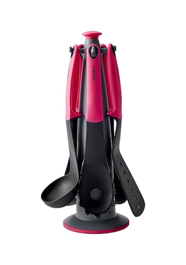 Karaca  Dave Pembe 6 Parça Standlı Servis Seti